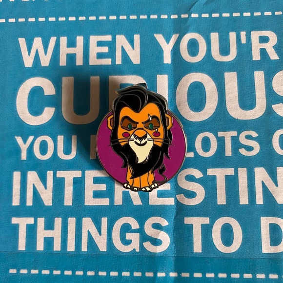 Disney Jewelry - Hong Kong Disneyland World of Evil Pin ~ Scar